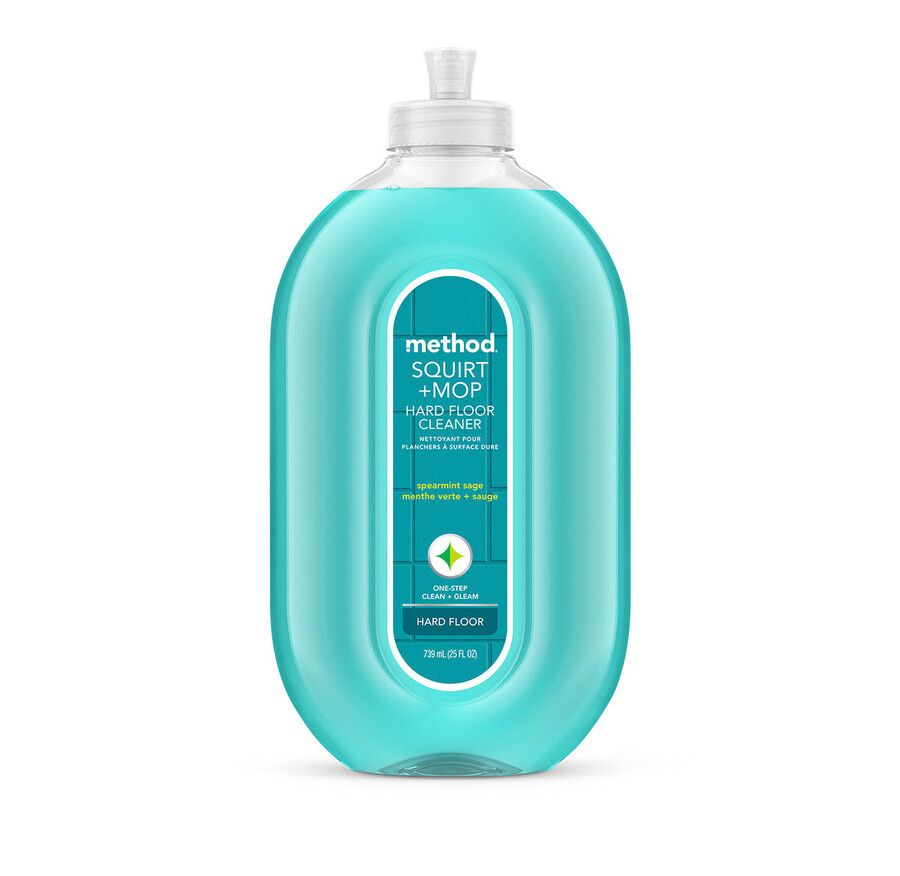 detergente per pavimenti duri a spruzzo e mocio