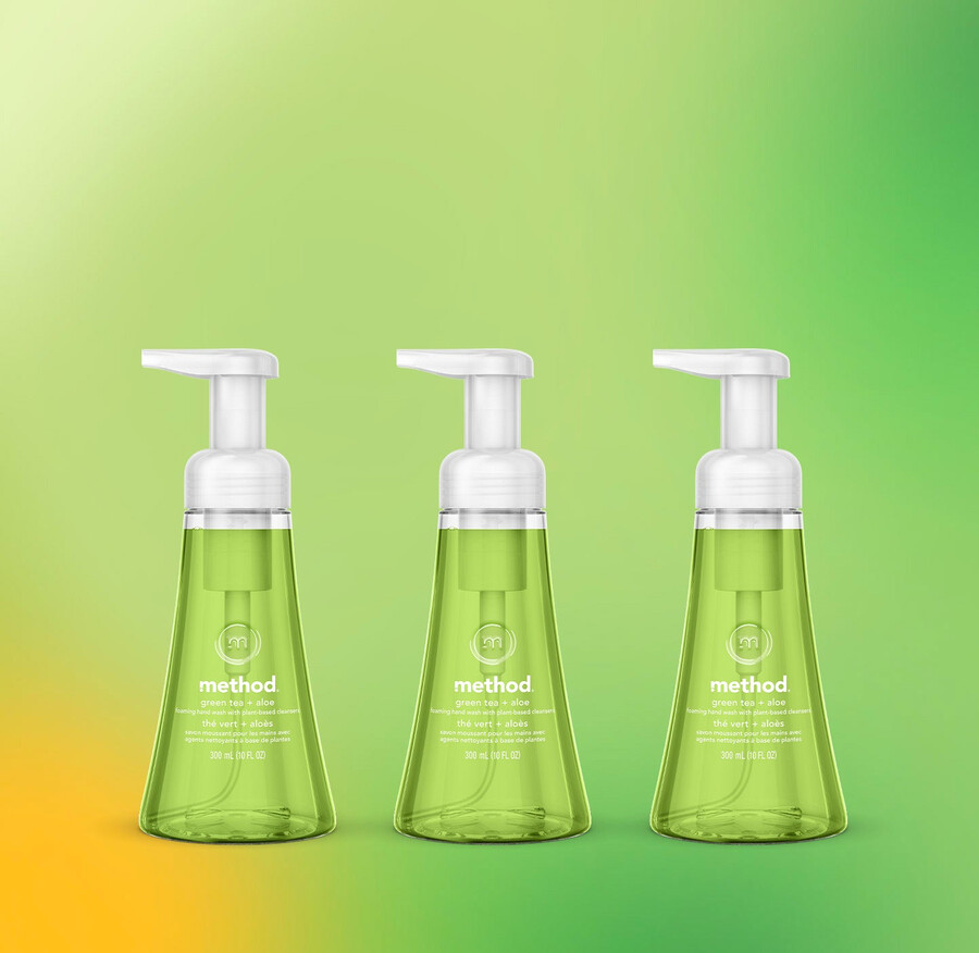 confezione da 3 saponi schiumogeni per le mani