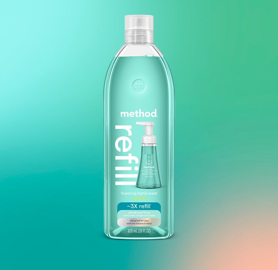 ricarica di sapone schiumogeno per le mani