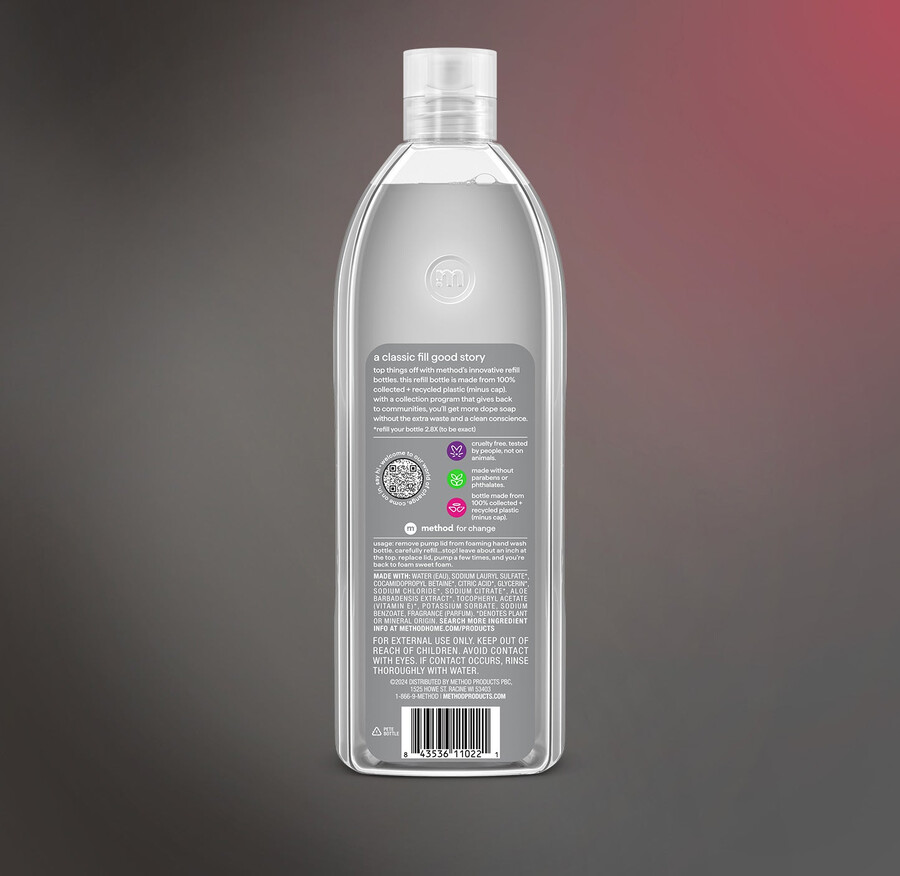 ricarica di sapone schiumogeno per le mani