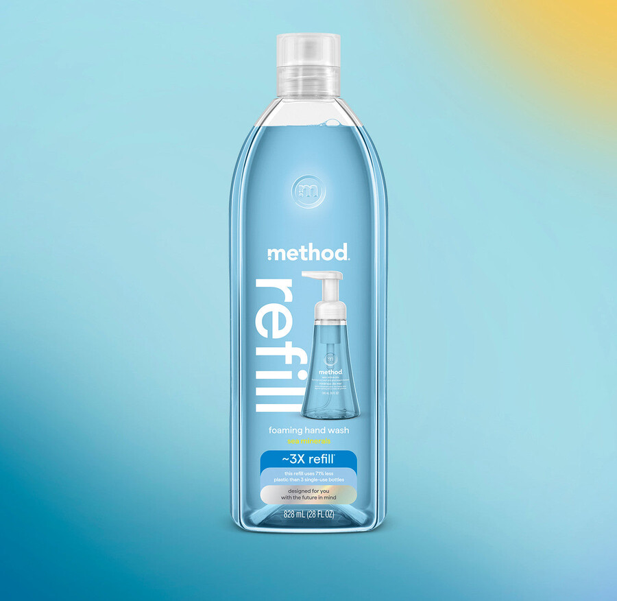 ricarica di sapone schiumogeno per le mani