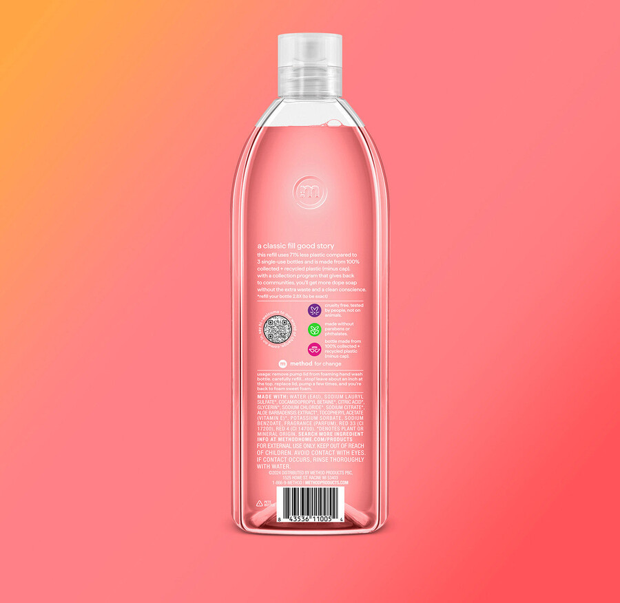 ricarica di sapone schiumogeno per le mani