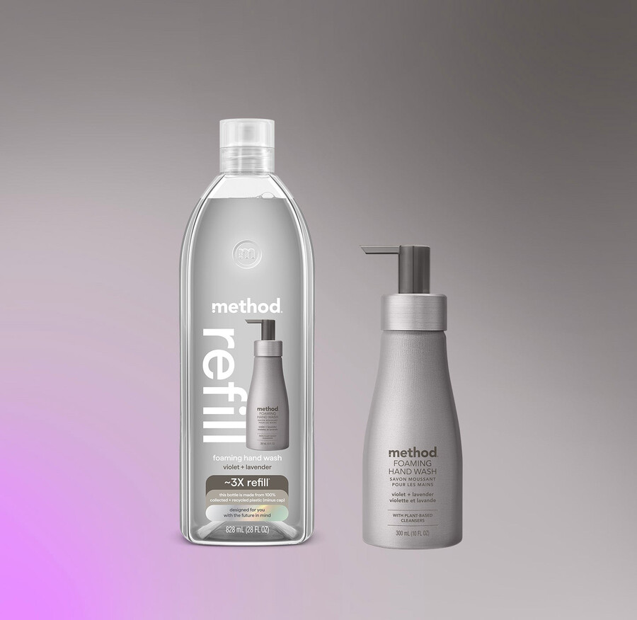 set iniziale di lavaggio schiumogeno per le mani